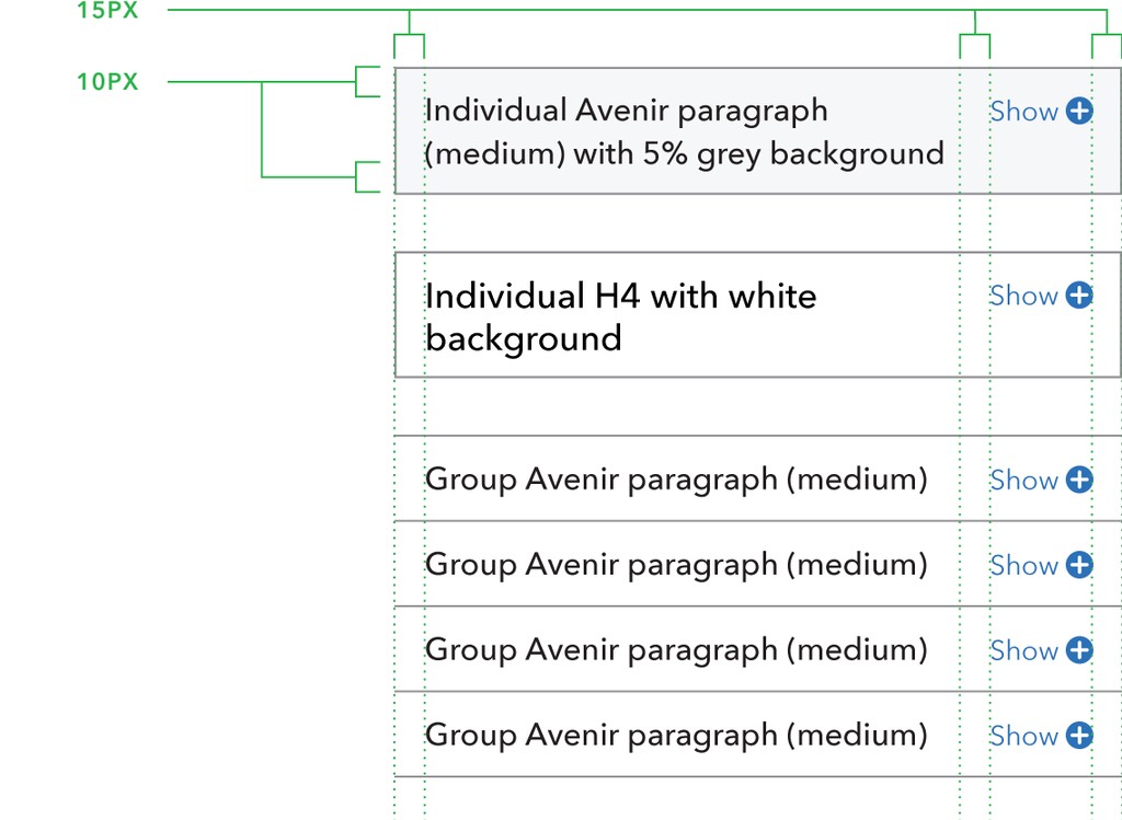 Image of expandables spacing spec